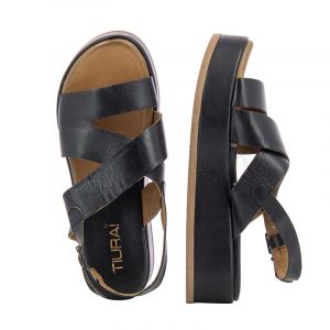 Дамски сандали на платформа PRIDE TIURAI - pride-black211