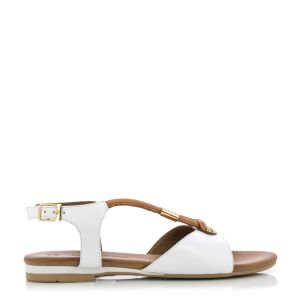 Дамски равни сандали BELLISSIMO - stmet2102-white211