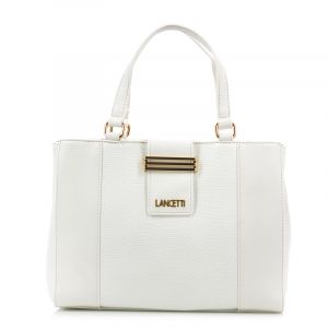 Дамска чанта LANCETTI - lb0069hg2-white211