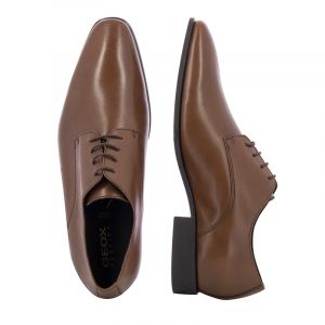 Мъжки офис обувки GEOX - u0299b-cognac211