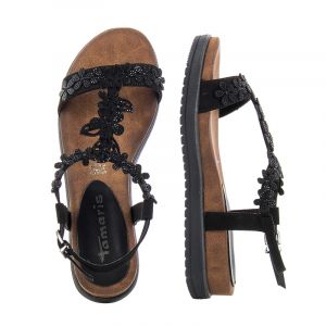 Дамски сандали на платформа TAMARIS - 28234-blackcomb211