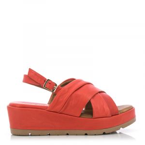 Дамски сандали на платформа PLENTY TIURAI - 030.20.9501 PLENTY RED