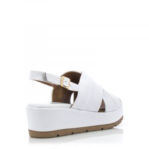 Дамски сандали на платформа PLENTY TIURAI - 030.20.9501 PLENTY WHITE