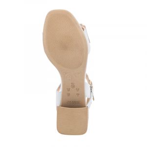 Дамски сандали на ток RAMARIM - 2067403-01  WHITE/WHITE/WHITE/WHITE