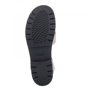Дамски равни сандали CLARKS - 26160509 Orinoco Strap Metallic
