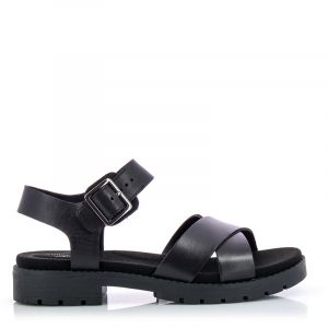 Дамски равни сандали CLARKS - 26147746 Orinoco Strap Black Leather