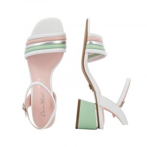 Дамски сандали на ток DONNA ITALIANA - 1858-626 VADUZ white