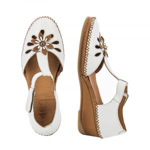 Дамски обувки на платформа SHERLOCK SOON - 383.172  WHITE TAN