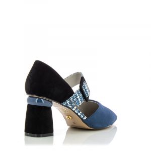 Дамски обувки на ток DONNA ITALIANA - 1582-589-741 BASEL denim