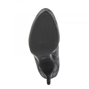 Дамски обувки на ток TAMARIS - 1-1-22447-27  006 BLACK STRUCT.