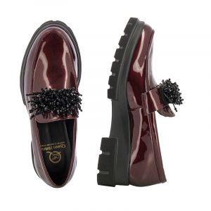 Дамски ежедневни обувки QUEEN HELENA - QH18562    BORDO