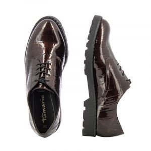 Дамски ежедневни обувки TAMARIS - 1-1-23605-27   MAROON CRO PAT