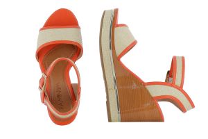 Дамски сандали на платформа RAMARIM - 1643214-orange/vanilass17