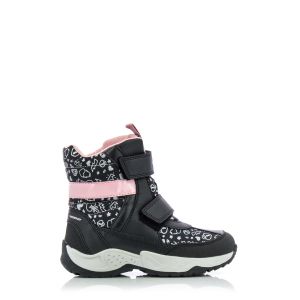 Детски боти момиче GEOX - J04CFB 0NFMN C0618 J SENTIERO GIRL B WP BLACK/PINK
