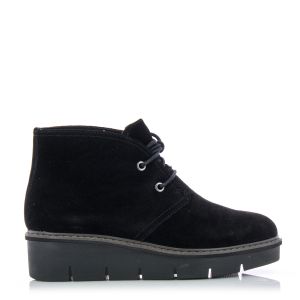 Дамски боти CLARKS - 26163300 Airabell Ankle Black Suede