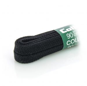 Плоски връзки за обувки 90 см COLLONIL черни - 9524-000