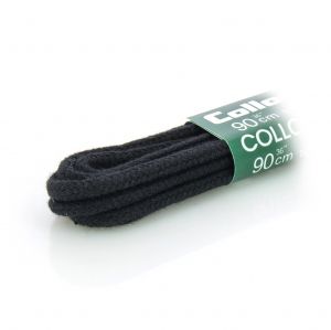 Кръгли връзки за обувки 90 см COLLONIL черни - 9514-000