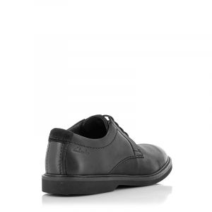 Мъжки ежедневни обувки CLARKS - 26163239 CLARKS Atticus LTLace Black Leather 01