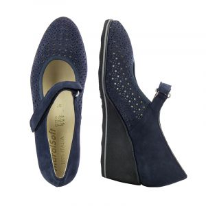 Дамски Обувки На Платформа   MARAL SOFT - 2021XL NABUCK BLUE