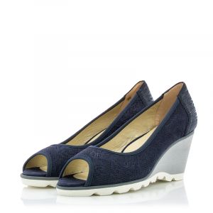 Дамски Обувки На Платформа   COMFORT SHOES - 1955DEC NABUCK BLUE