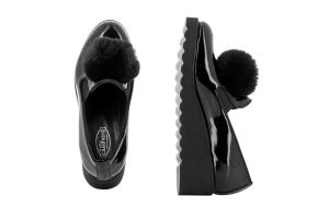 Дамски обувки на платформа CAMPIONE - 07-blackaw17