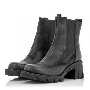 Дамски Боти На Ток  CARLO FABIANI - D22KC-4120-LX  026  black nobuk