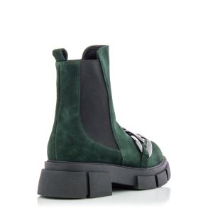 Дамски Равни Боти  CARLO FABIANI - 1063.4019  DARK GREEN