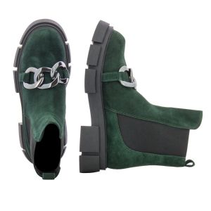 Дамски Равни Боти  CARLO FABIANI - 1063.4019  DARK GREEN