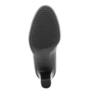 Дамски обувки на ток TAMARIS - 1-1-22424-29  086 BLACK CROCY