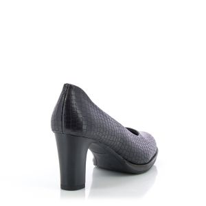 Дамски обувки на ток TAMARIS - 1-1-22424-29  086 BLACK CROCY