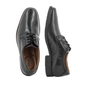 Мъжки Офис Обувки  CLARKS - 26110350 TILDEN PLAIN BLACK LEATHER