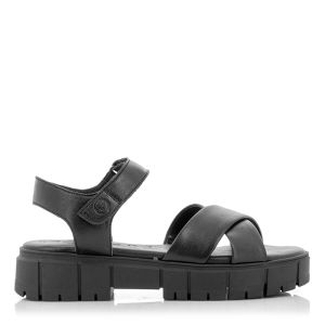 Women`s flat sandals Tamaris-1-1-28242-20 003  BLACK LEATHER