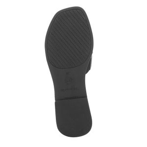 Women`s Flat Slippers TAMARIS-1-1-27131-20 003  BLACK LEATHER