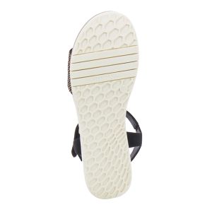 Women`s Sandals On Platform TAMARIS-1-1-28718-20 098  BLACK COMB