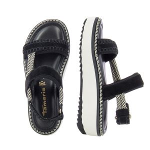 Women`s Sandals On Platform TAMARIS-1-1-28707-20 001  BLACK
