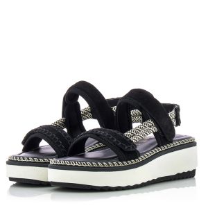 Women`s Sandals On Platform TAMARIS-1-1-28707-20 001  BLACK