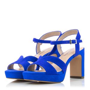 Woman`s Heeled Sandals TAMARIS-1-1-28309-20 187  ROYAL BLUE