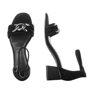Woman`s Heeled Sandals TAMARIS-1-1-28342-20 001  BLACK