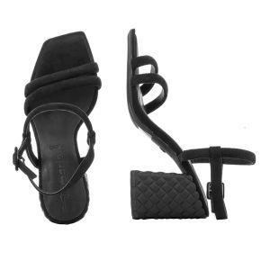 Woman`s Heeled Sandals TAMARIS-1-1-28358-20 001  BLACK