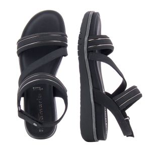 Women`s Sandals On Platform TAMARIS-1-1-28715-20 001  BLACK