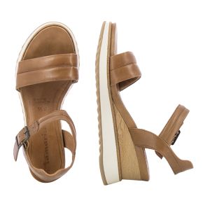 Women`s Sandals On Platform TAMARIS-1-1-28302-20 310  CAMEL