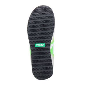 Women`s Sneakers BENETTON-BTW313101/7210 -GREEN/WHITE