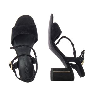 Woman`s Heeled Sandals TAMARIS-1-1-28340-20 001  BLACK