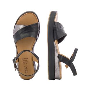 Women`s Sandals On Platform TANCA-133.0704  BLACK PEWTER