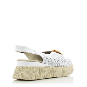 Women`s Sandals On Platform DONNA STYLE-2042  WHITE