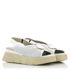 Women`s Sandals On Platform DONNA STYLE-2042  WHITE