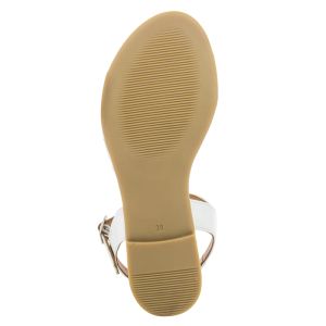Women`s Flat Sandals VERANO-030.02.0266  WHITE