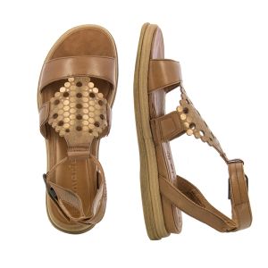Women`s Platform Sandals TAMARIS-1-1-28206-20 305  COGNAC