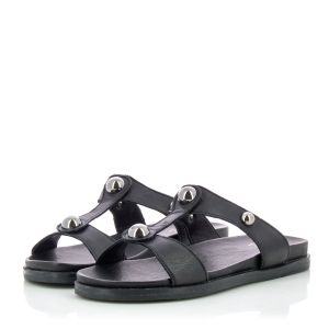 Women`s Flat Slippers MODA IN PELLE-25041ONEY  BLACK 01
