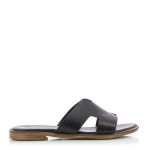 Women`s Flat Slippers CARLO FABIANI-51.066  BLACK